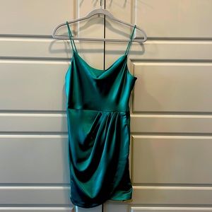 Zara emerald green cocktail dress, size XS